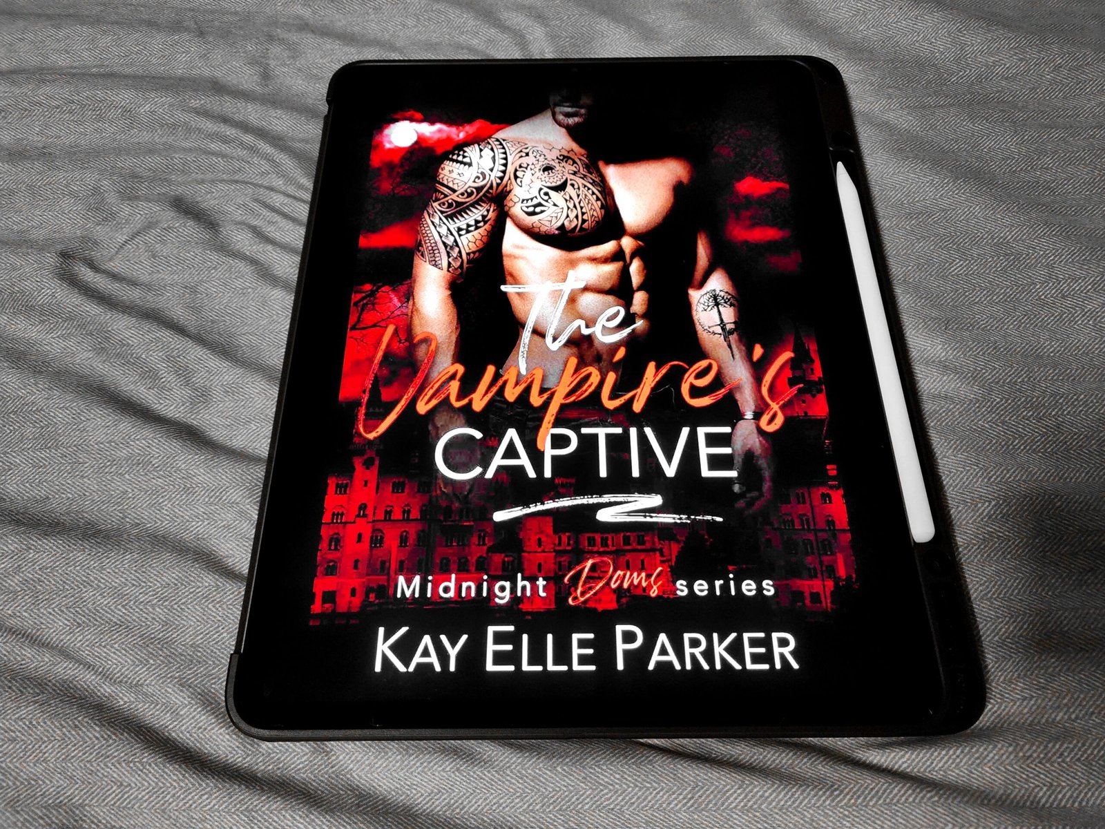 The Vampire’s Captive Kay Elle Parker a supernatural vampire romance book enemies to lovers vampire romance novel on Kindle Unlimited standalone from series supernatural fated mates romance